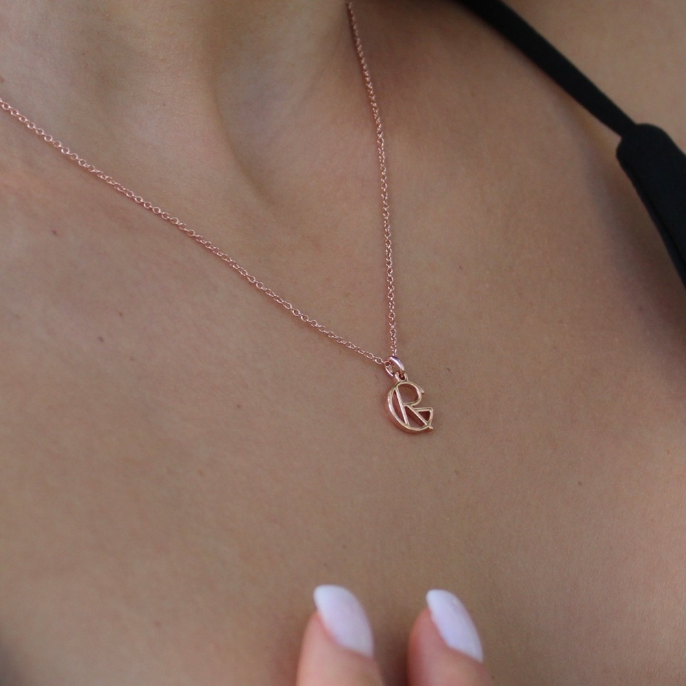 Rose Gold Pendant Necklace